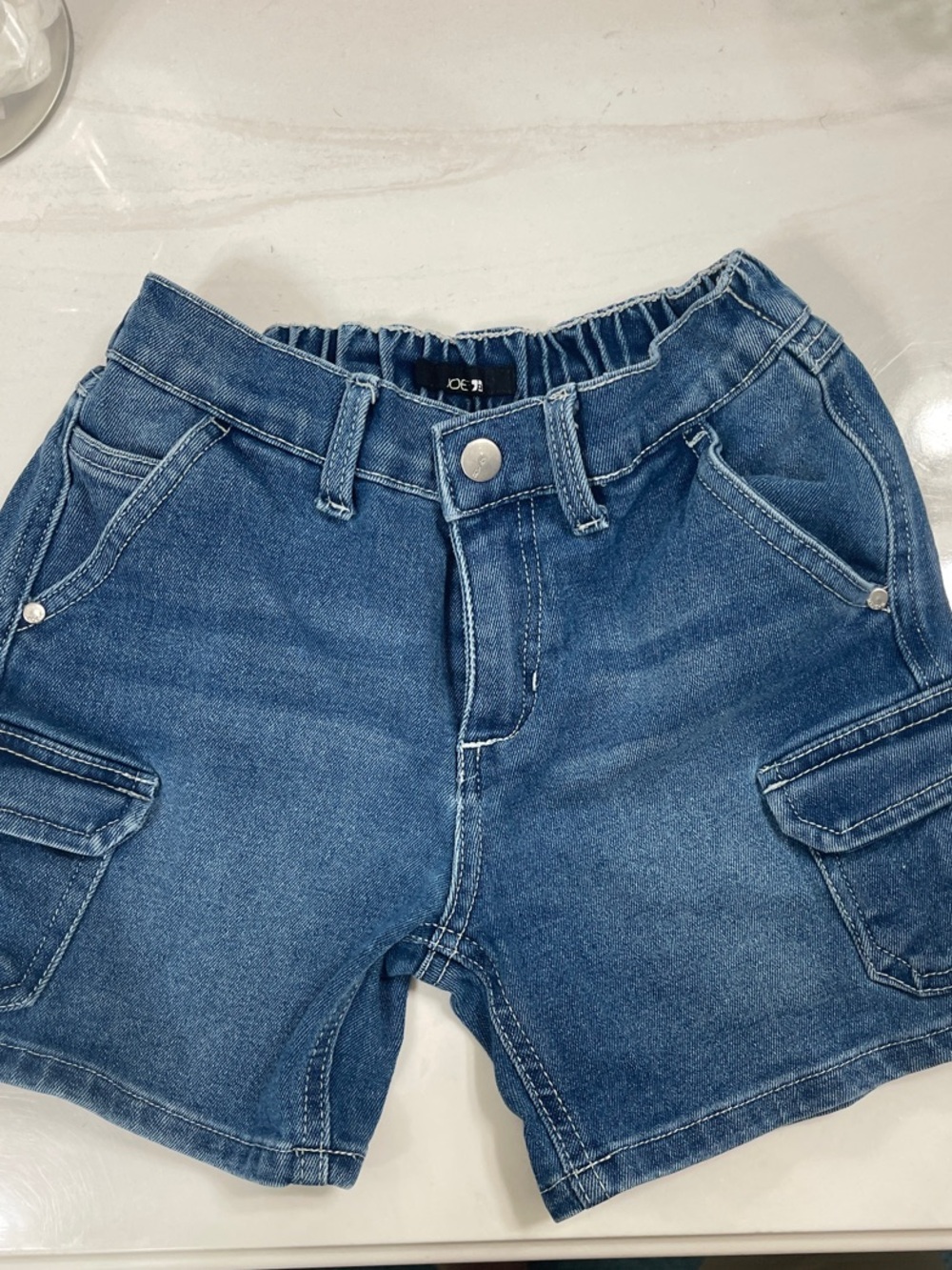 Joe's Jeans Kids Denim Cargo Shorts - Blue